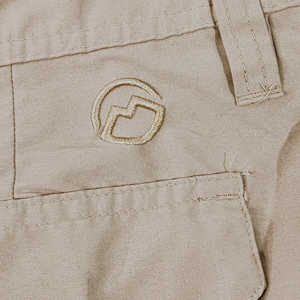 Magellan Outdoors Cargo Shorts Men 38 Tan Fishing Water Repellent 6-Pocket Sport